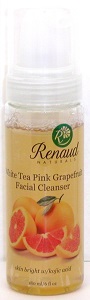 White Tea Pink Grapefruit Facial Cleanser skin bright with kojic acid